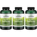 Swanson Saw Palmetto – Prostate & Urinary Health Support, Hair Benefits (540 mg, 250 Capsules) – 3 Pack