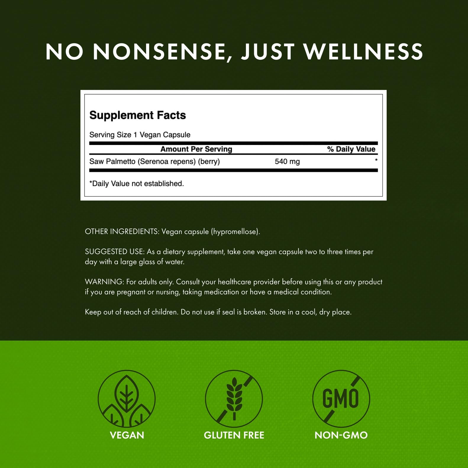Swanson Saw Palmetto - Prostate Support & Urinary Health (540 mg, 250 capsules) 4 Pack