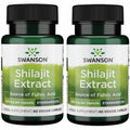 Swanson Shilajit Extract - Herbal Supplement for Cell Growth Support - 400 mg, 60 Veg Capsules, 2-Pack