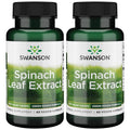 Swanson Spinach Leaf Extract – Herbal Supplement for Overall Health | 60 Veggie Capsules, 650mg (2 Pack)