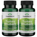 Swanson Turkey Rhubarb - Digestive Health Supplement (100 Capsules, 500mg) 2 Pack