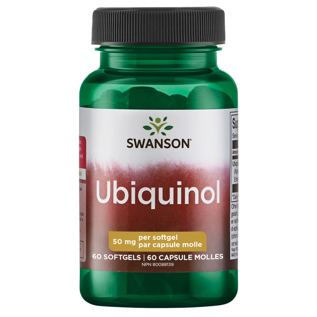 Swanson Ubiquinol 50 mg – 60 Softgels | CoQ10