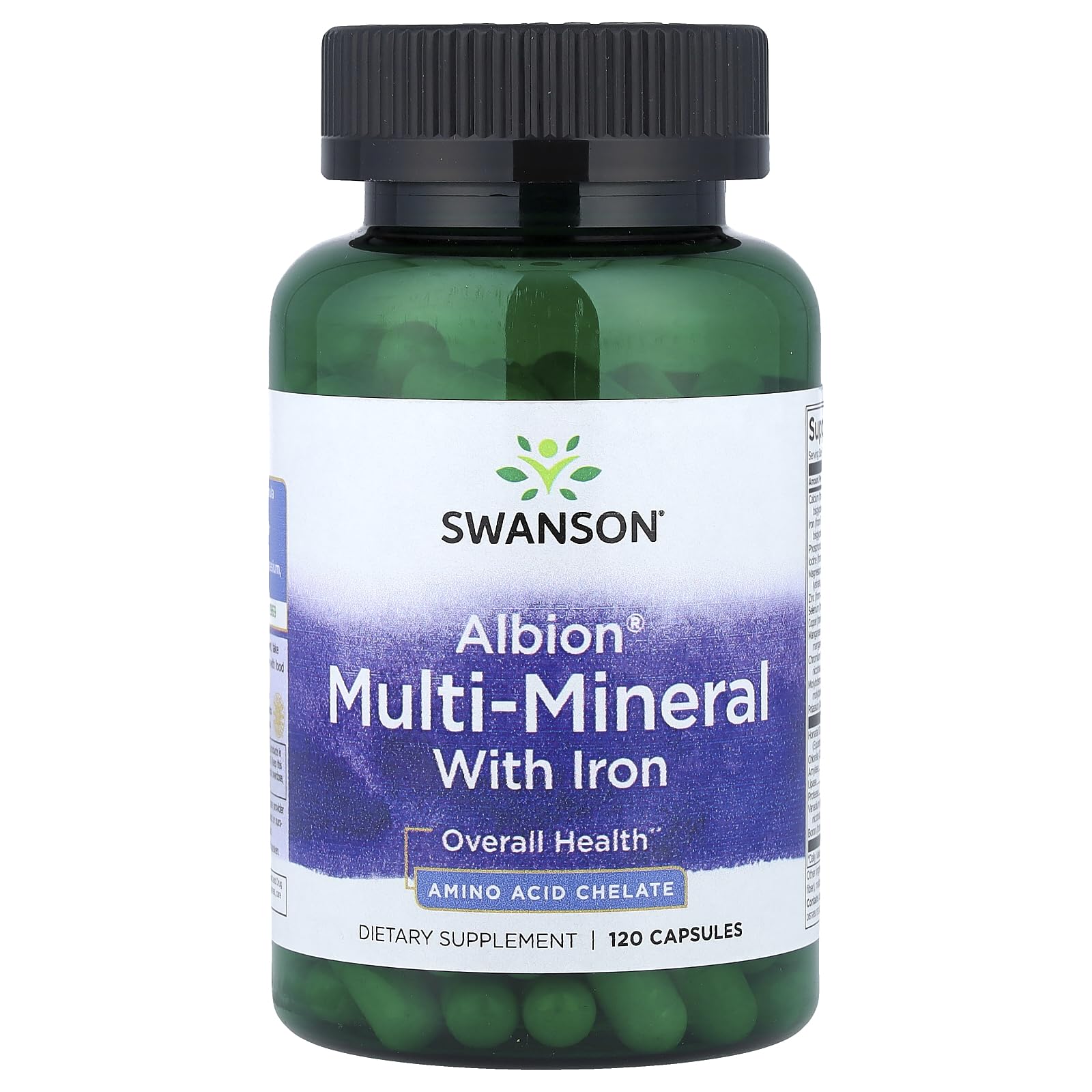 Swanson ULT Albion Multi-MIN W/Iron 120 Caps | Chelated Mineral Formula
