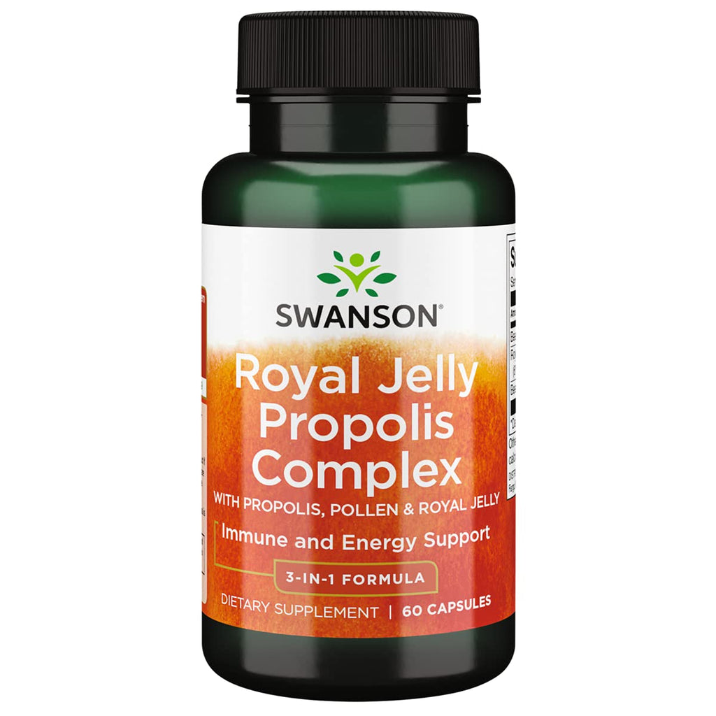 Swanson Ultra Royal Jelly Propolis Complex 60 Capsules – Immune Support