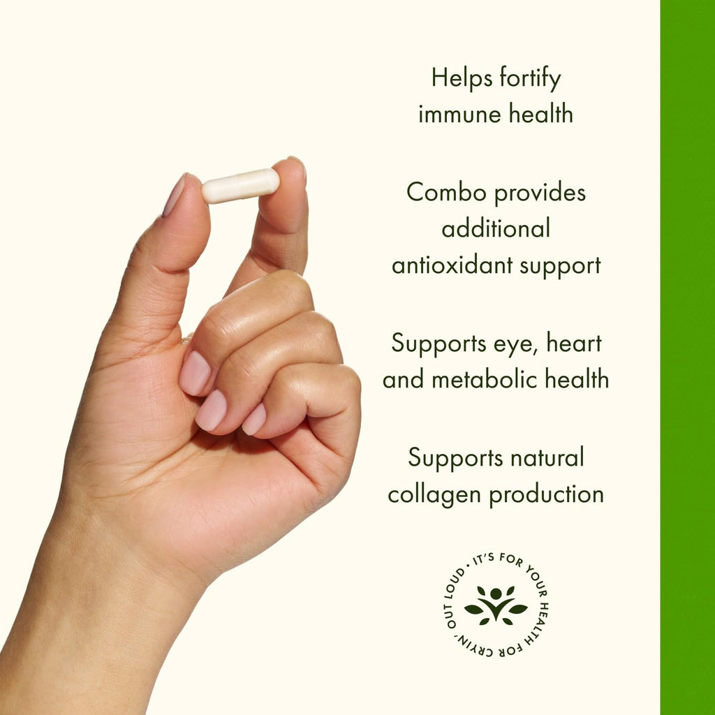Swanson Vitamin C with Rose Hips – Immune Support, Skin & Heart Health | 90 Capsules, 1000mg Each (2 Pack)