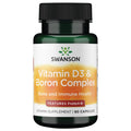 Swanson Vitamin D & Boron 60 Capsules – Bone & Joint Health