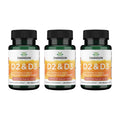 Swanson Vitamin D Complex with D2 & D3 - 50 mcg, 60 Veggie Caps