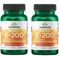Swanson Natural Vitamin E 200IU - Heart Health & Tissue Protection | 2 Pack (100 Softgels Each)