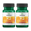 Swanson Vitamin K2 MK-7 Natto 50 mcg 30 Softgels (2-Pack)