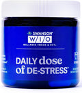Swanson WIO Daily dose of DE-Stress Stress Support, Relaxation, Feel Calmer, Rest Better, Less Stress, Lactium Milk Protein Peptide, Adaptogen, Wellness, 30 Capsules (30-Day Supply)