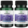Swanson Zinc Orotate 10 Milligrams Elemental Zinc - 60 Veg Capsules (2 Pack)