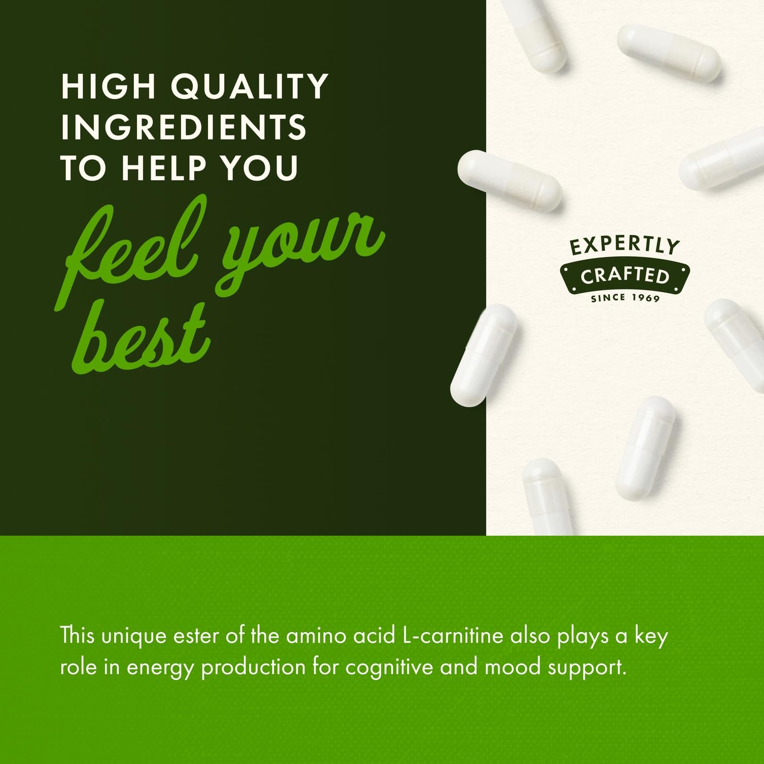 Swanson Acetyl-L-Carnitine – Cognitive Support & Muscle Health (2-Pack, 100 Veggie Caps)