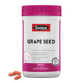 Swisse Grape Seed Extract Capsules – Antioxidant Herbal Supplement with Grapeseed Polyphenols & Vitamin C | Skin Health & Collagen Support | 300 Tablets