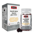 Swisse Glam Bites - Biotin, Bamboo & Blood Orange Gummies for Hair, Nails & Skin