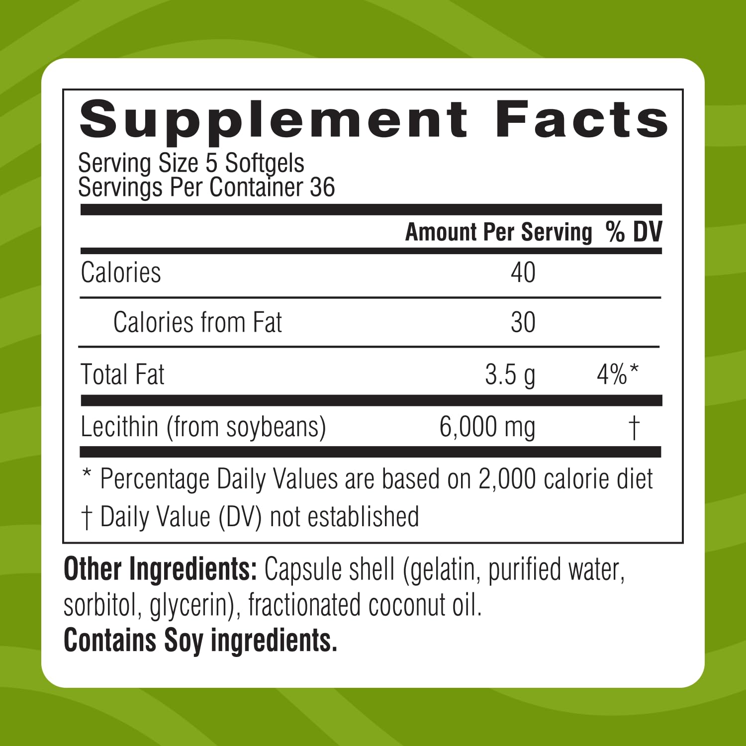 Swisse Soy Lecithin 1200mg Softgels - Liver Health & Fat Metabolism - 180 Softgels