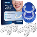 SWturK Mouth Guard for Clenching Teeth at Night – Comfortable & Reusable Teeth Grinding Mouthguards (Includes 4pcs & Travel Case)