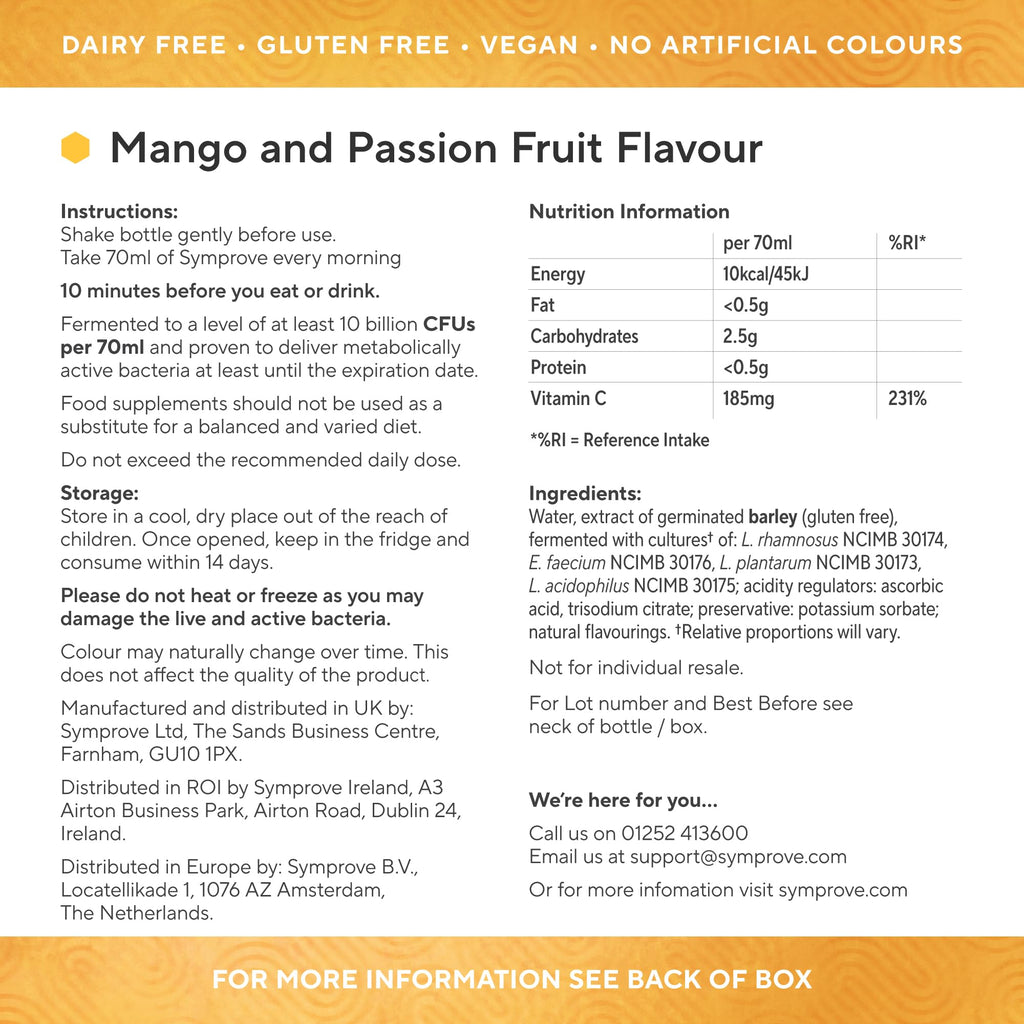 Symprove Mango & Passionfruit, 2 Litre – Probiotic Drink