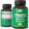 Synbiotic 3-in-1: Prebiotic, Probiotic & Postbiotic | Clinically Tested | Vegan Capsules