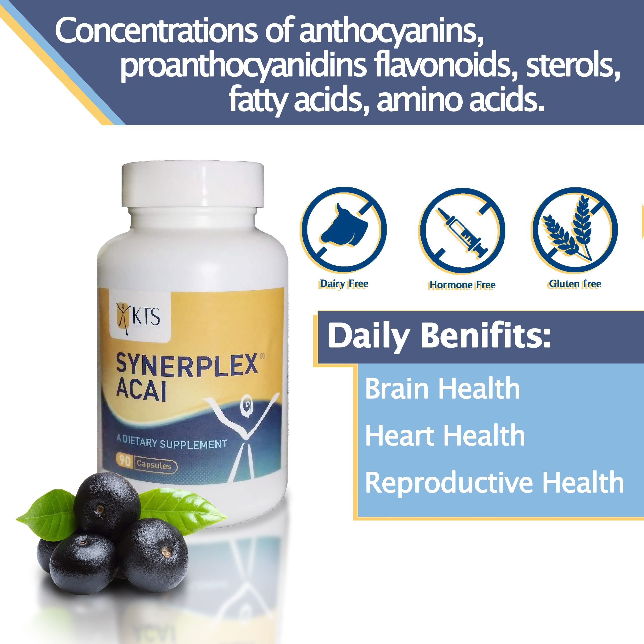 Synerplex Acai Capsules – All Natural Superfood for Overall Health | Berry Supplement