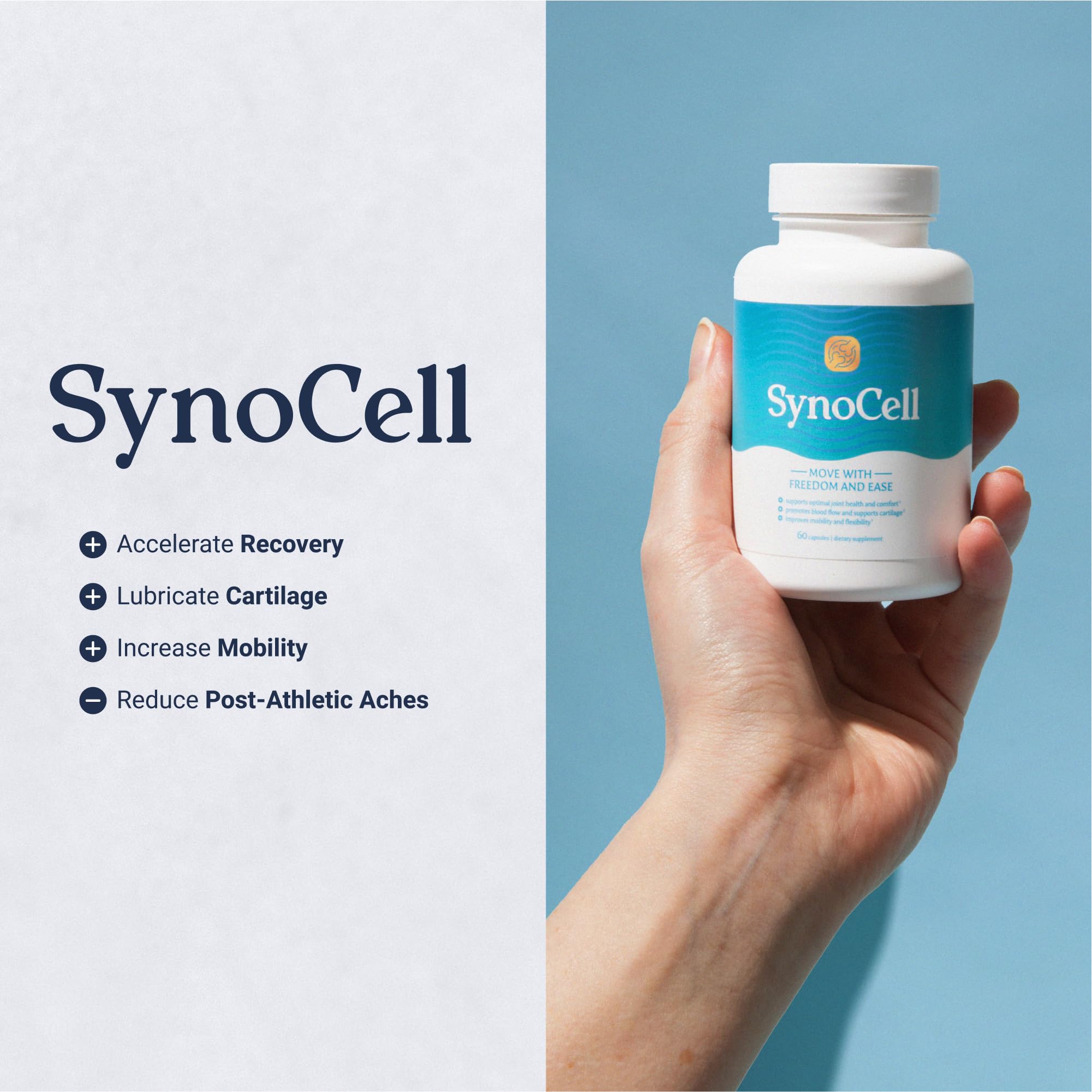 Synocell Glucosamine Chondroitin Complex – Joint Support with Boswellia, MSM & Quercetin