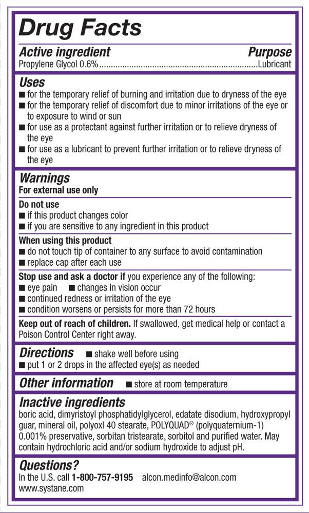 Systane Complete Lubricant Eye Drops Twin Pack — Fast Hydration & Long-Lasting Relief