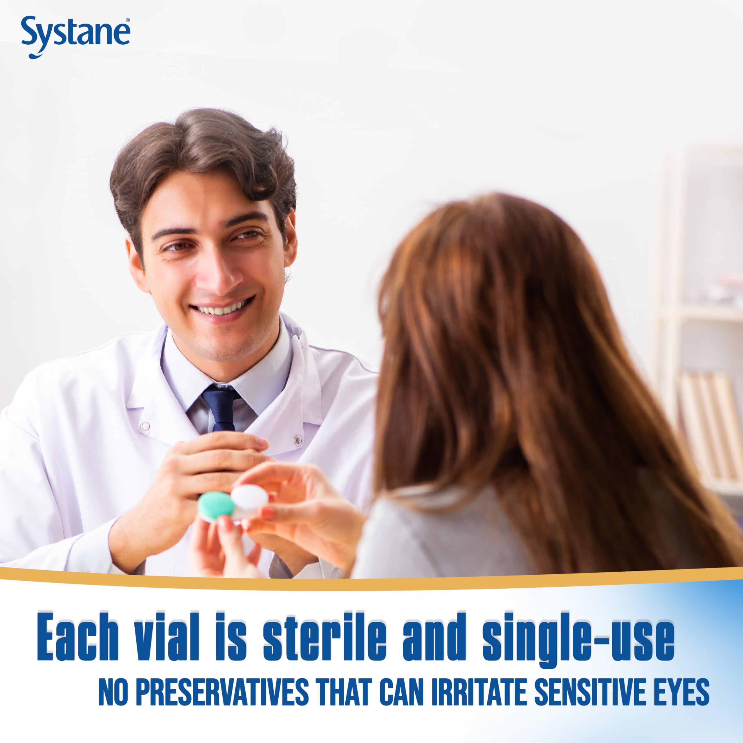 Systane Complete Unit-Dose Preservative-Free Eye Drops – 30 Vials for On-the-Go Dry Eye Relief