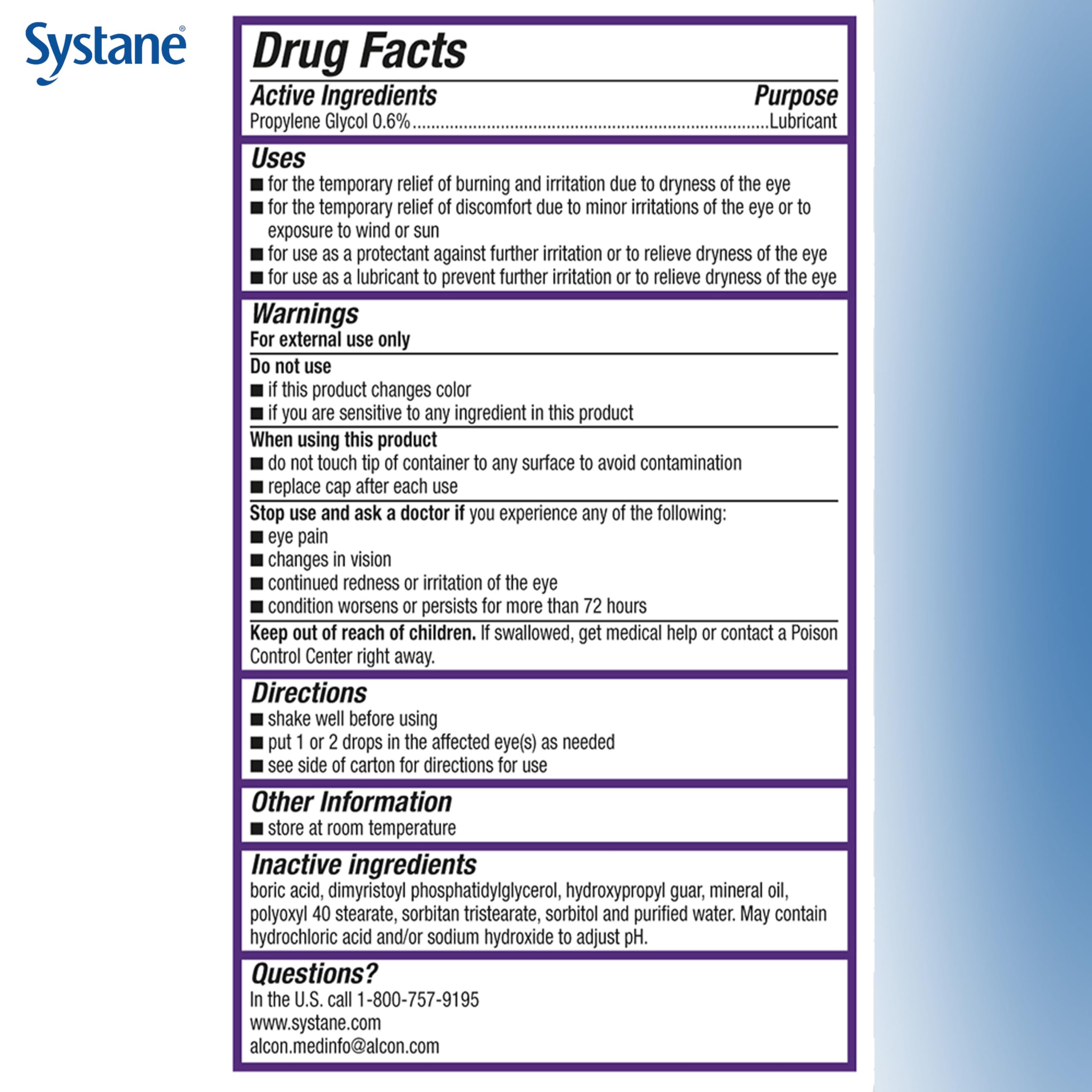 Systane COMPLETE PF Preservative-Free Dry Eye Drops – 2 x 10 mL, Safe with Contacts