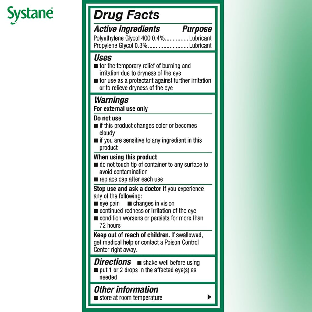 Systane Lubricant Eye Gel Drops, 10 mL (Packaging May Vary) – Long-Lasting Gel Shield