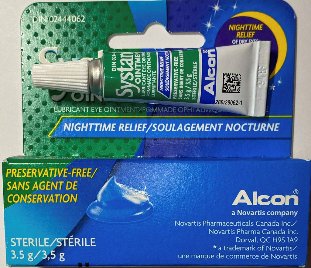 Systane Lub Eye Nighttime Ointment 3.5g (6 Pack) – Overnight Eye Lubricant