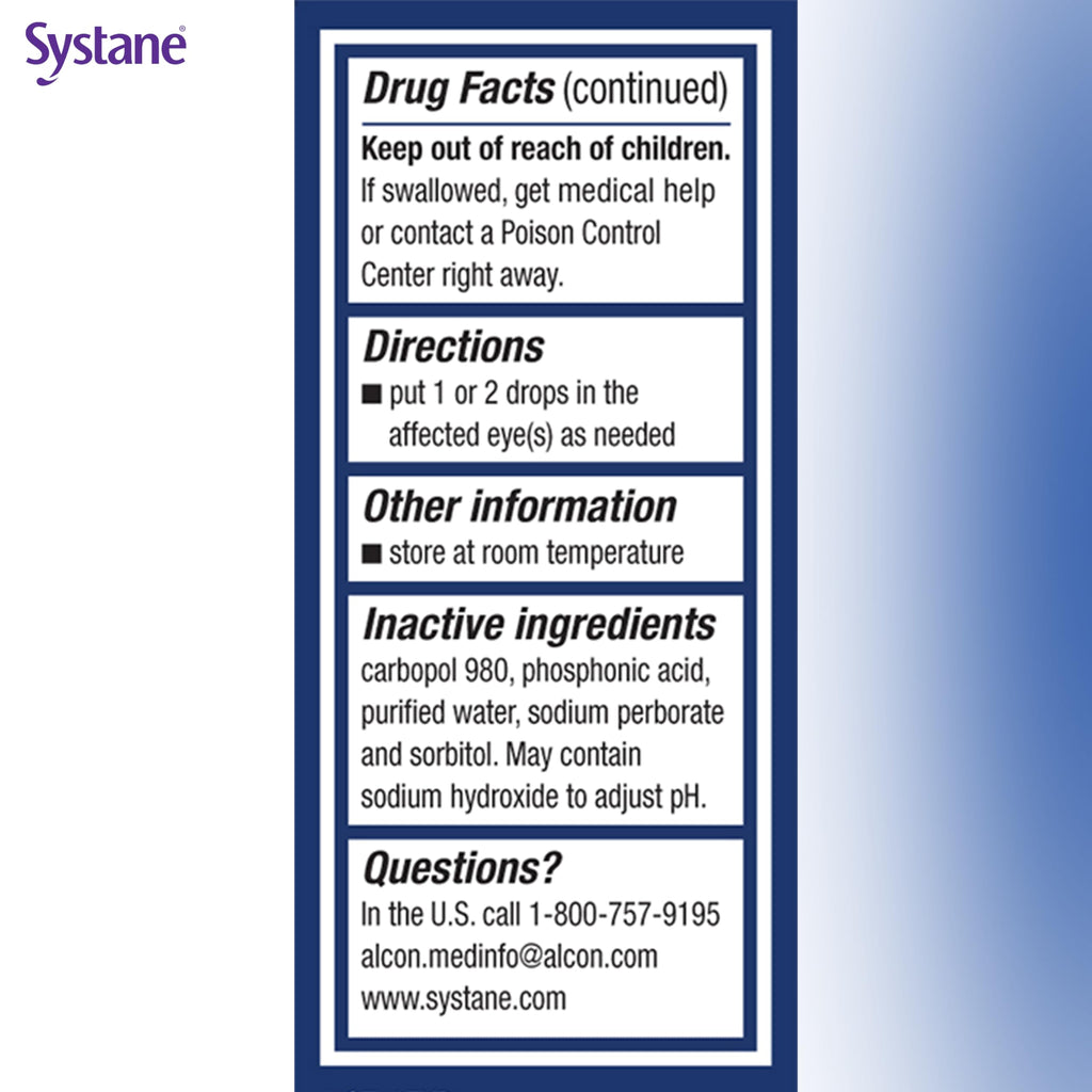 Systane Lubricant Eye Gel Nighttime 0.35 oz | Overnight Dry Eye Protection