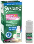 Systane Ultra PF Preservative-Free Eye Drops 10ml | Fast Hydration & Extended Relief