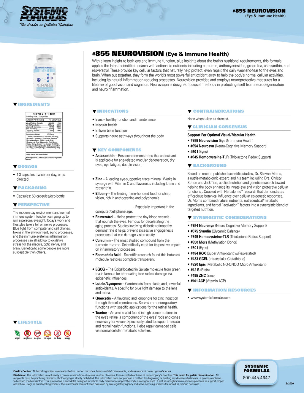 Systemic Formulas PTM Potassium Stabilizer - 60 Capsules | Bio Nutriment #155