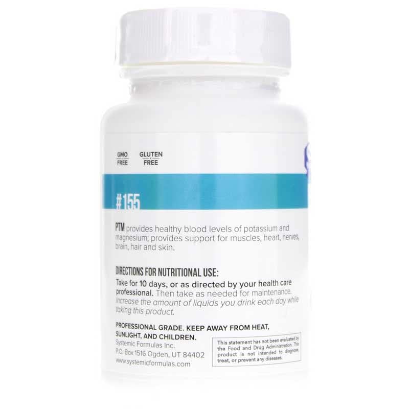 Systemic Formulas PTM Potassium Stabilizer - 60 Capsules | Bio Nutriment #155