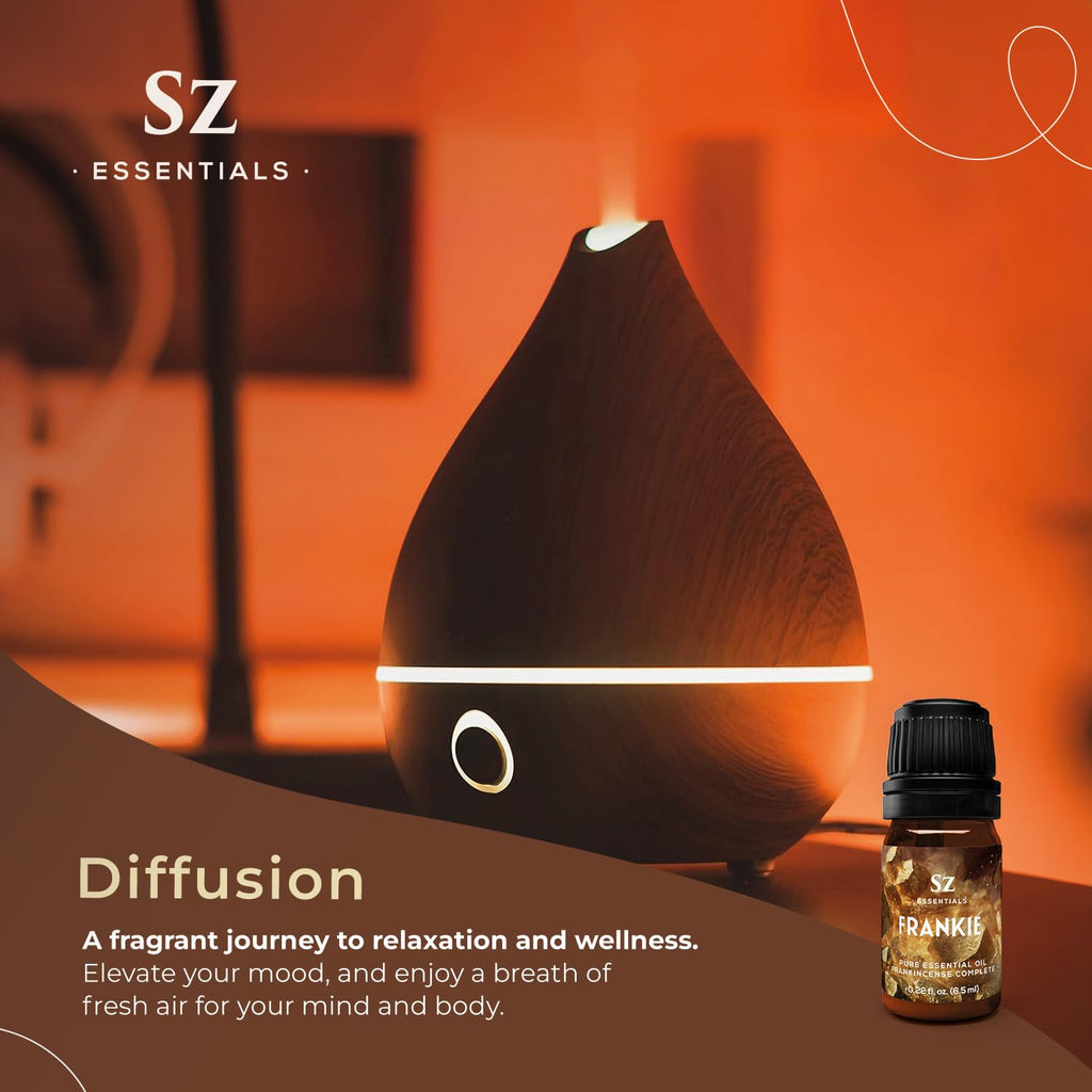 Sz Essentials Frankie Frankincense Complete Pure Essential Oil - 0.17 oz - 100% Natural & Undiluted