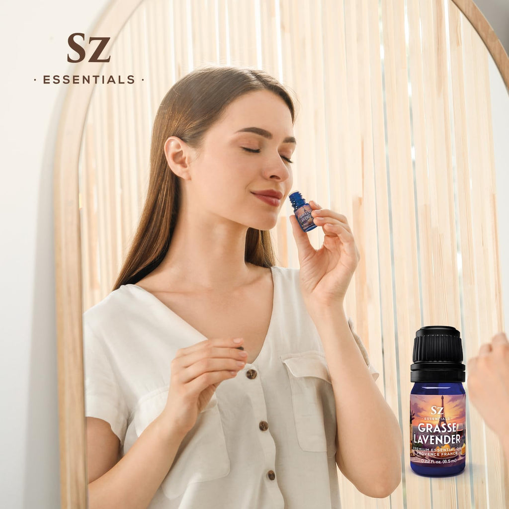 Grasse Lavender Essential Oil – Lavandula stoechas, 0.22 oz | Sz Essentials