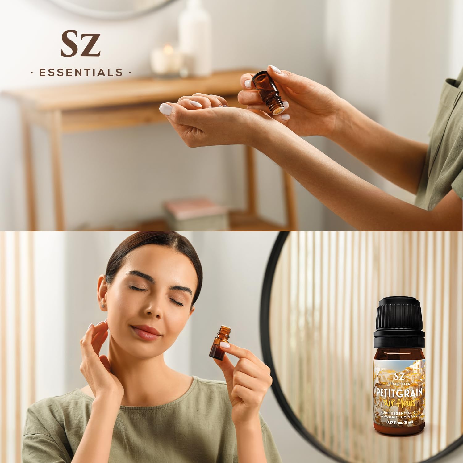 Sz Essentials Petitgrain Sur Fleurs Essential Oil – 100% Pure & Therapeutic Grade