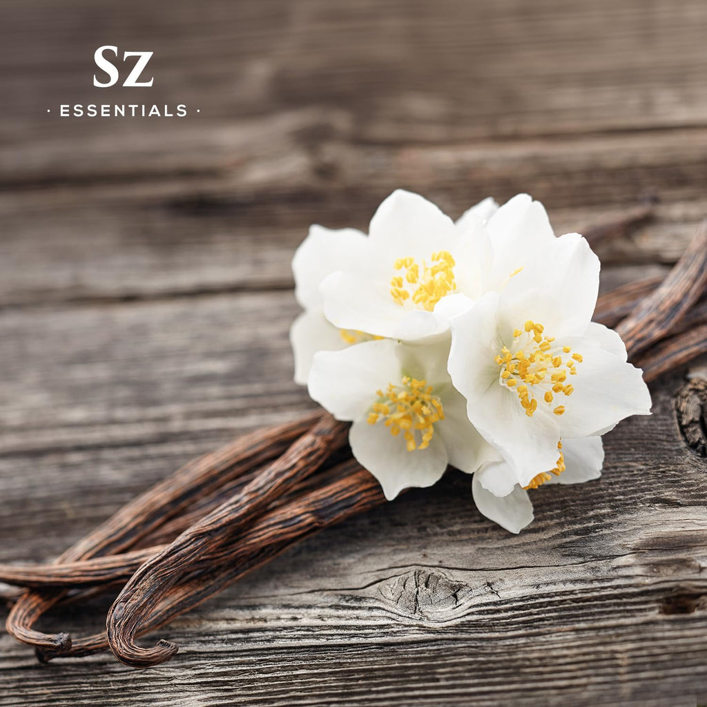 Sz Essentials Vanilla Essential Oil – 100% Pure, Undiluted, Therapeutic Grade (5ml)