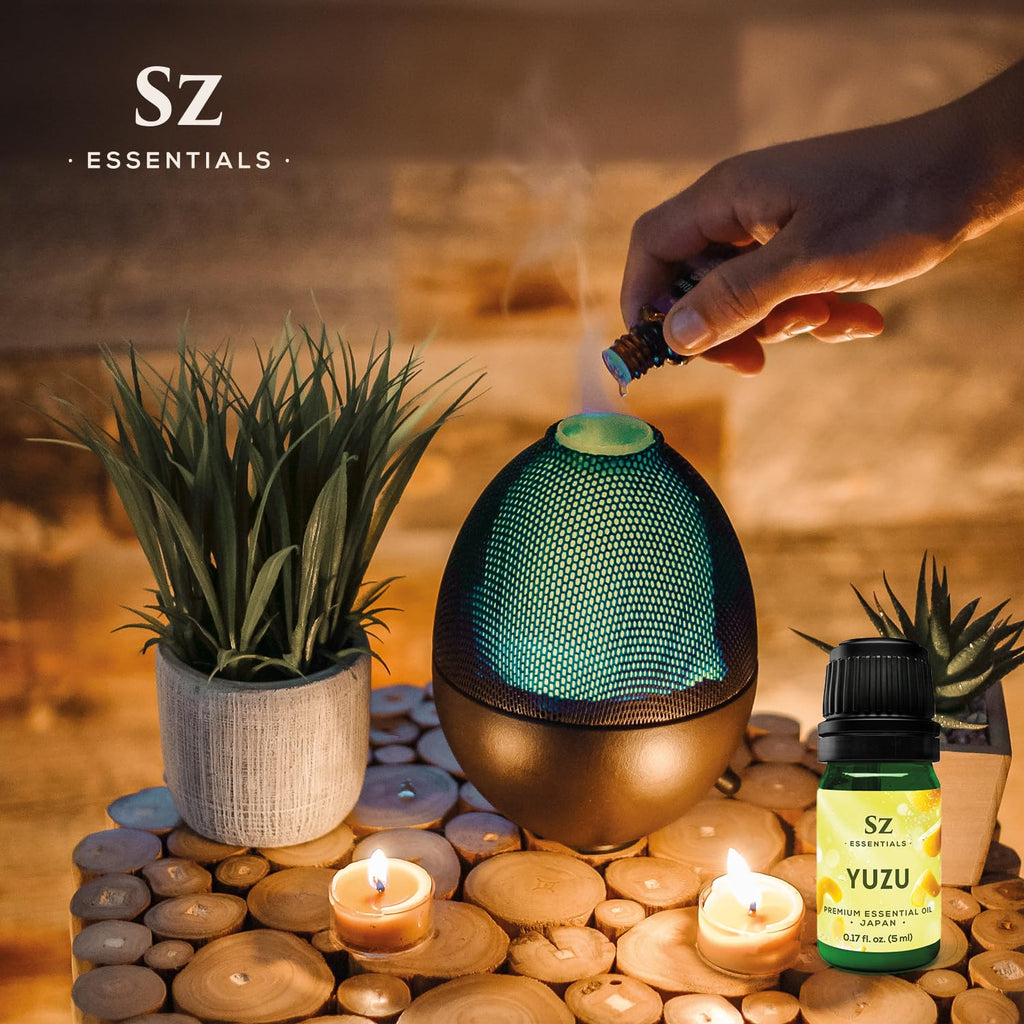 Sz Essentials Yuzu Essential Oil – 100% Pure & Natural, Japan, 5ml