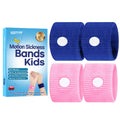SZSTYYP Motion Sickness Bands for Kids - Non-Drug Travel Nausea Relief (Pink & Blue)