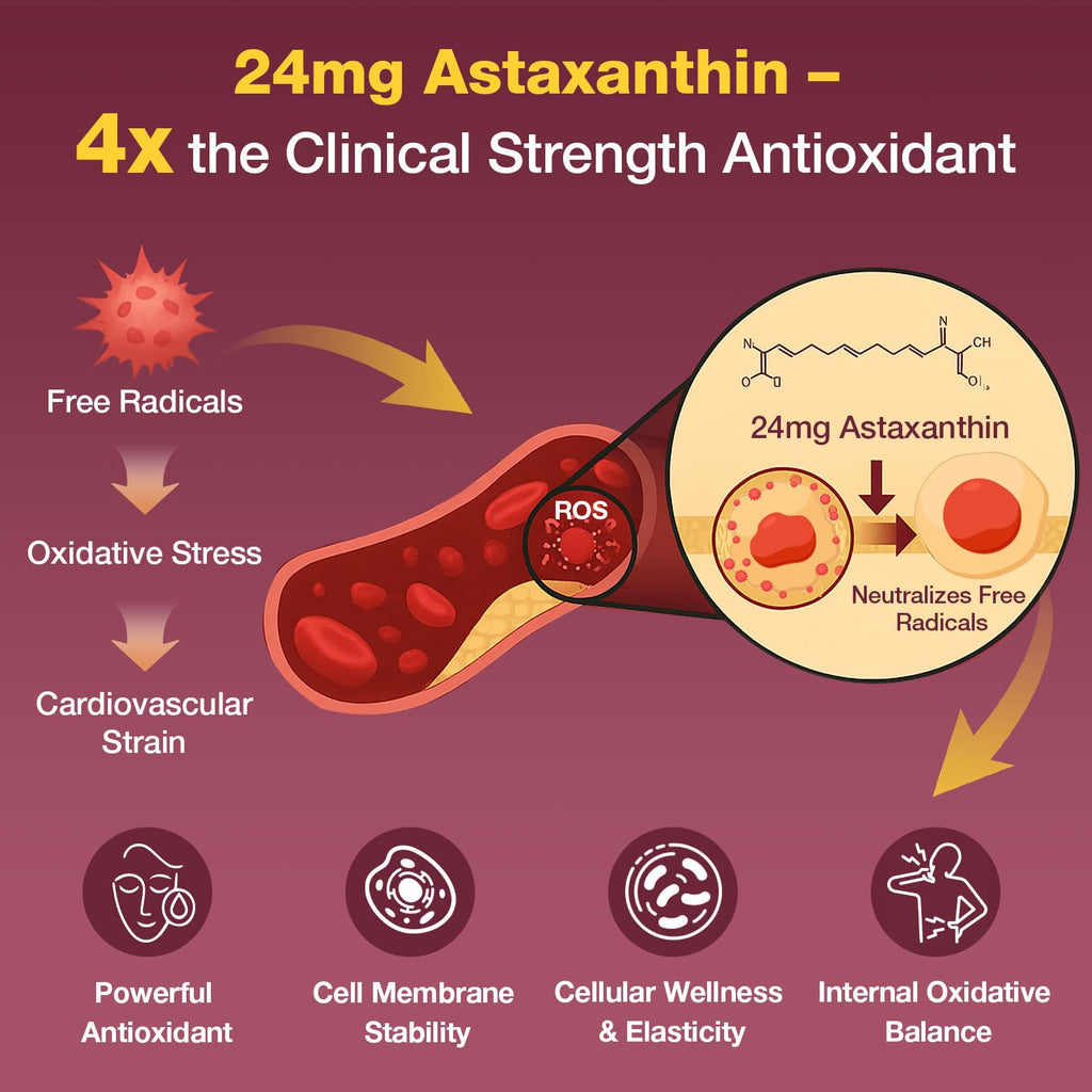 Talyvoriathor Liposomal Red Yeast Rice 1200mg – CoQ10 & Astaxanthin | Extra Strength Cholesterol & Cardiovascular Support