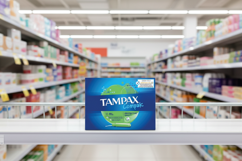 6 x Tampax Compak Super Tampons With Applicator X18