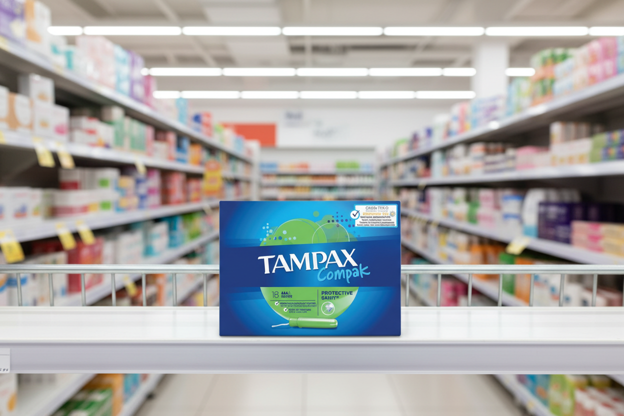 6 x Tampax Compak Super Tampons With Applicator X18