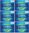 6 x Tampax Compak Super Tampons With Applicator X18