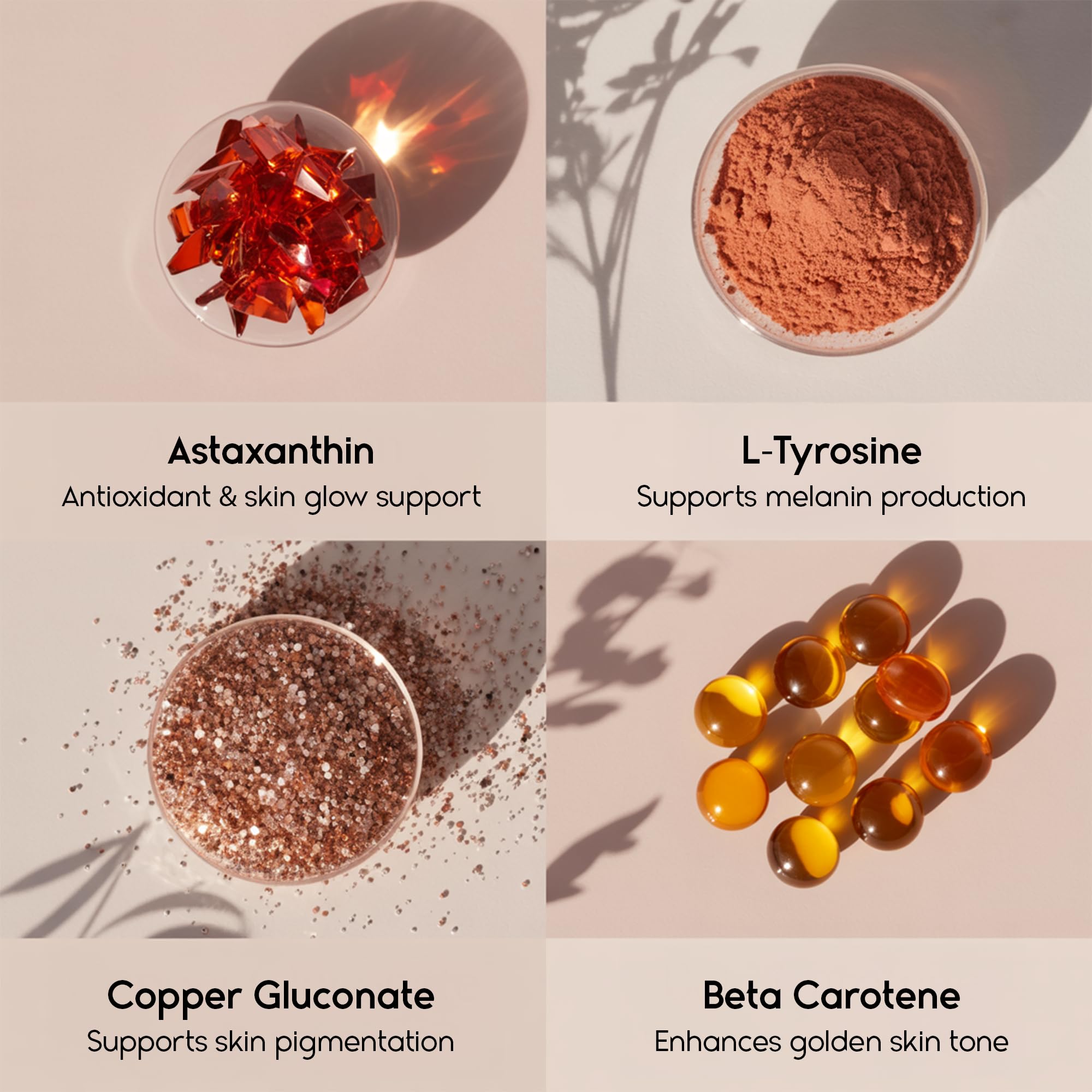 Tanova Tanning Pills – Natural Golden Glow, Skin Resilience & Anti-Aging Support – 60 Capsules