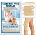 Taoscare 2 Pack Castor Oil Pack Wrap – Adjustable, Reusable Organic Cotton for Knee, Elbow & More
