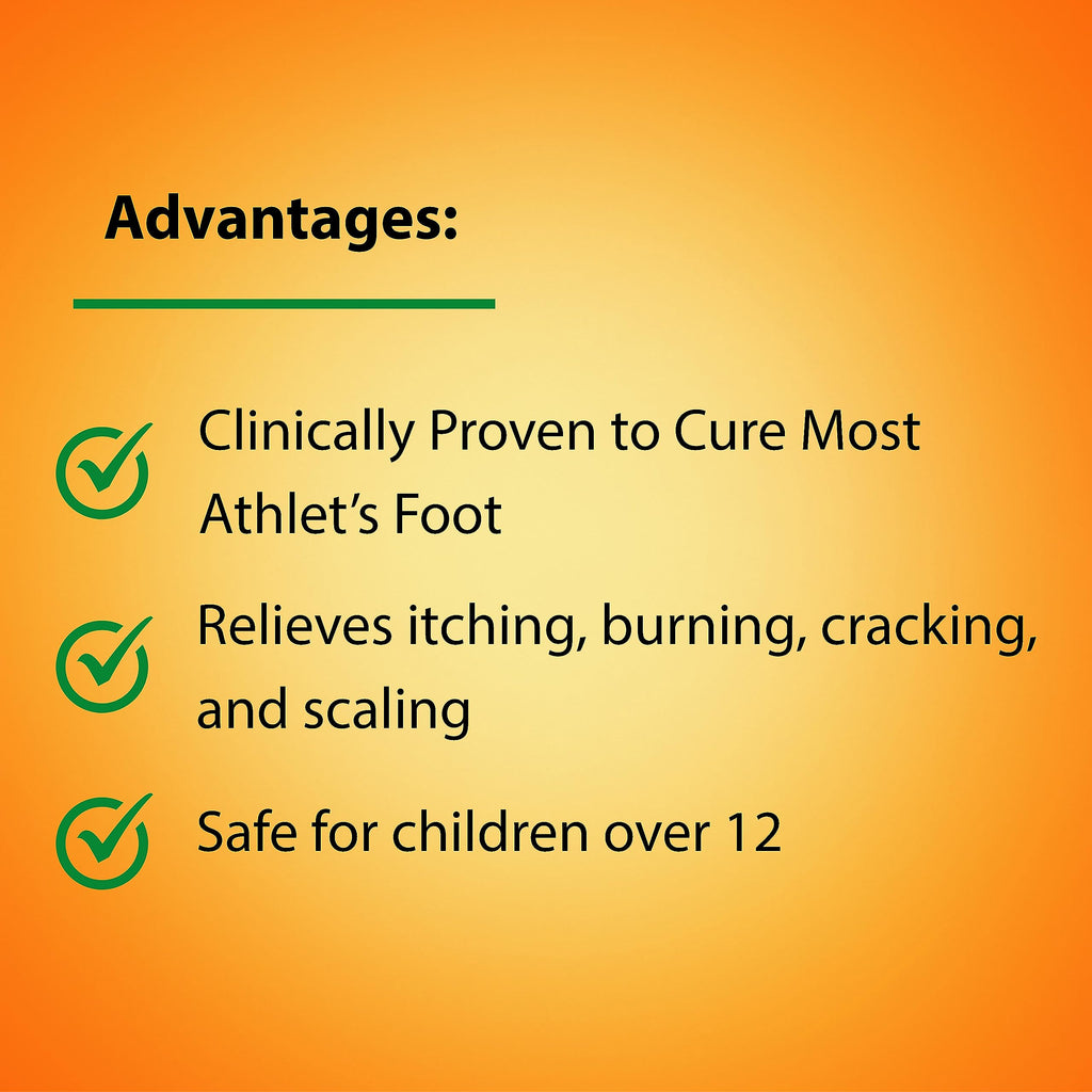 TARO Butenafine 1% AntiFungal Cream – Targeted Athlete’s Foot Between Toes