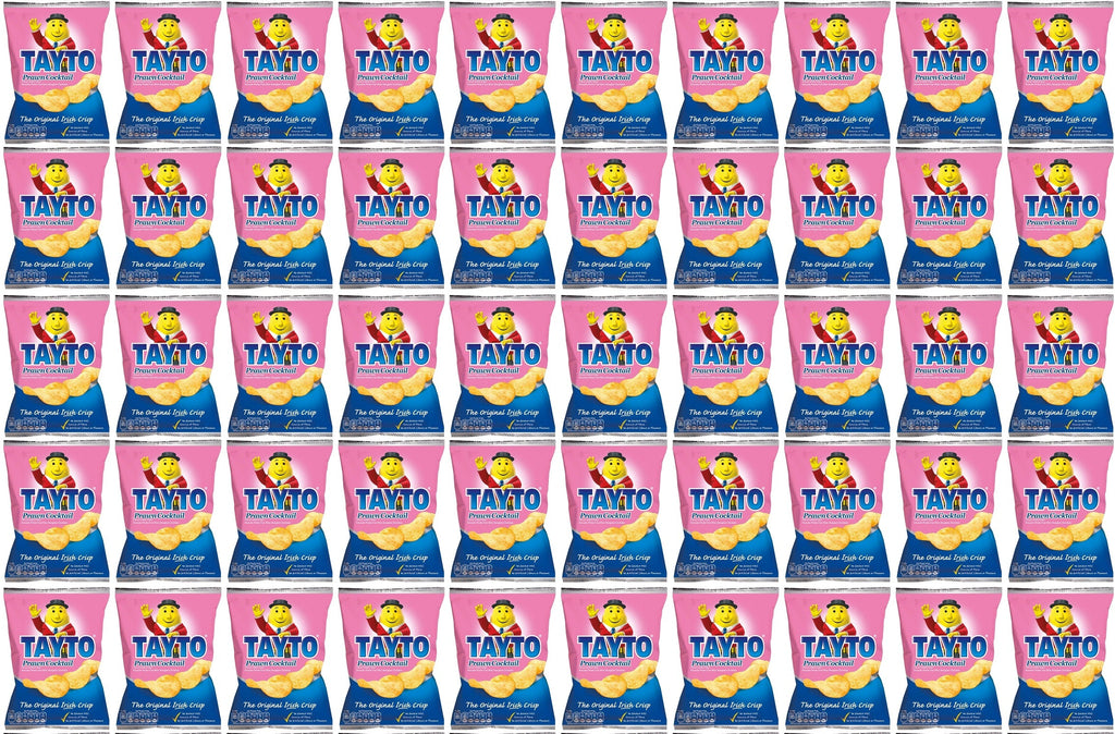 50 x Tayto Prawn Cocktail Flavour Potato Crisps 35G