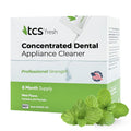 TCS Fresh Dental Appliance Cleaner – 24 Count, Mint Flavor, Professional Strength (6 Month Supply)