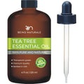 Tea Tree Essential Oil - 4 oz, 100% Pure & Natural with Glass Dropper