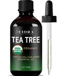 Tea Tree Oil 100% Pure Organic Essential Oil – Fiora Naturals, 1 fl oz